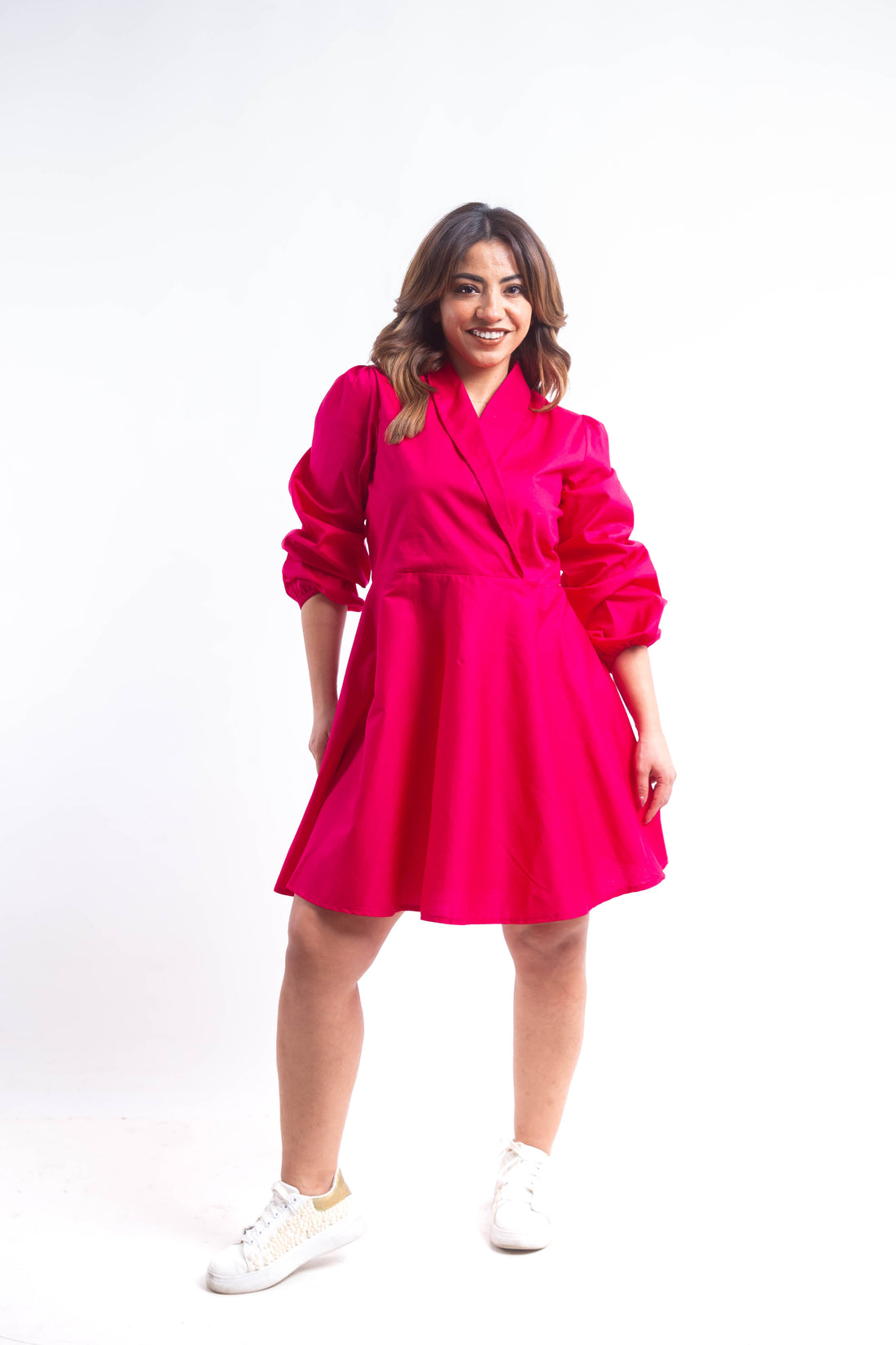 Moulin Rouge Blazer Dress - Fushcia