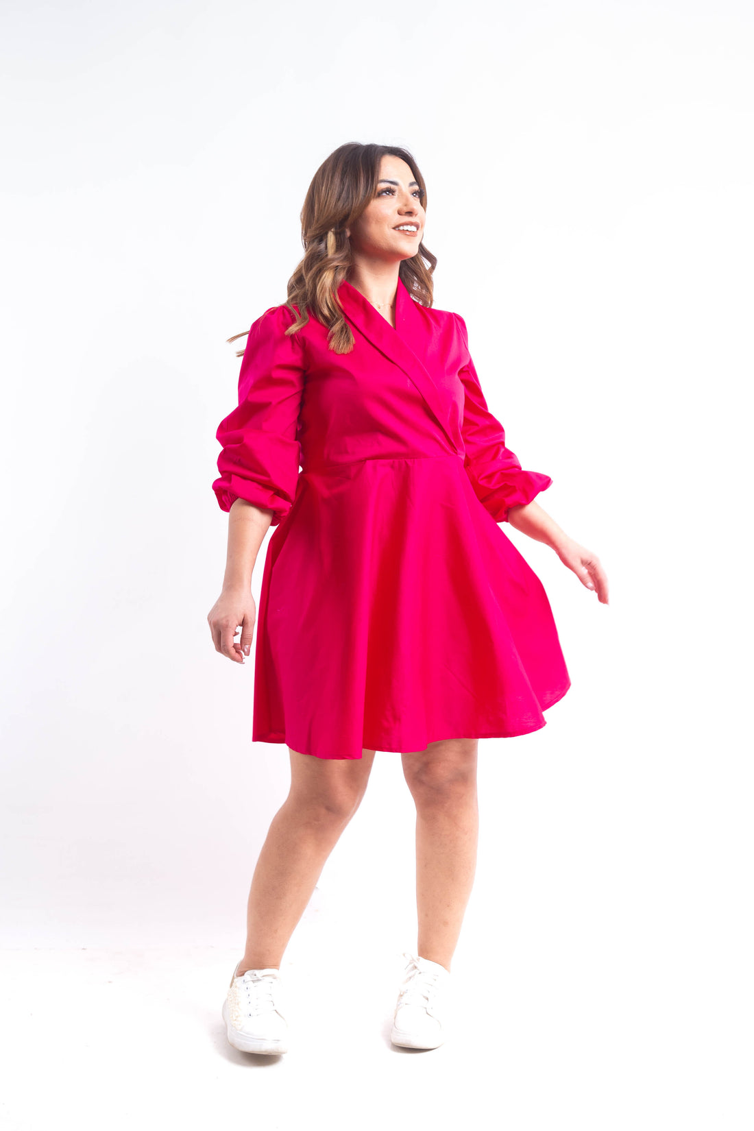 Moulin Rouge Blazer Dress - Fushcia