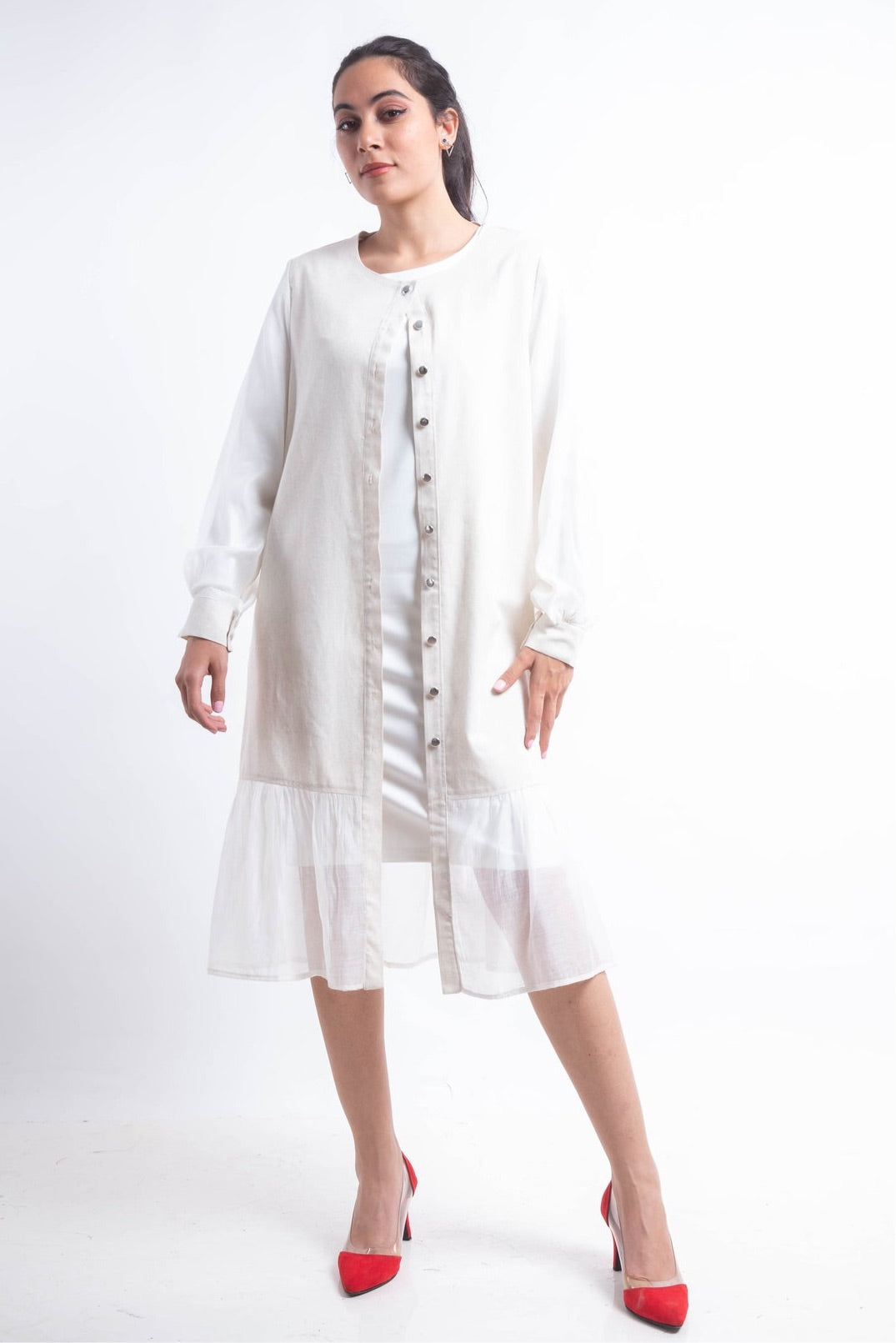 The Everyday Chemise Dress - beige