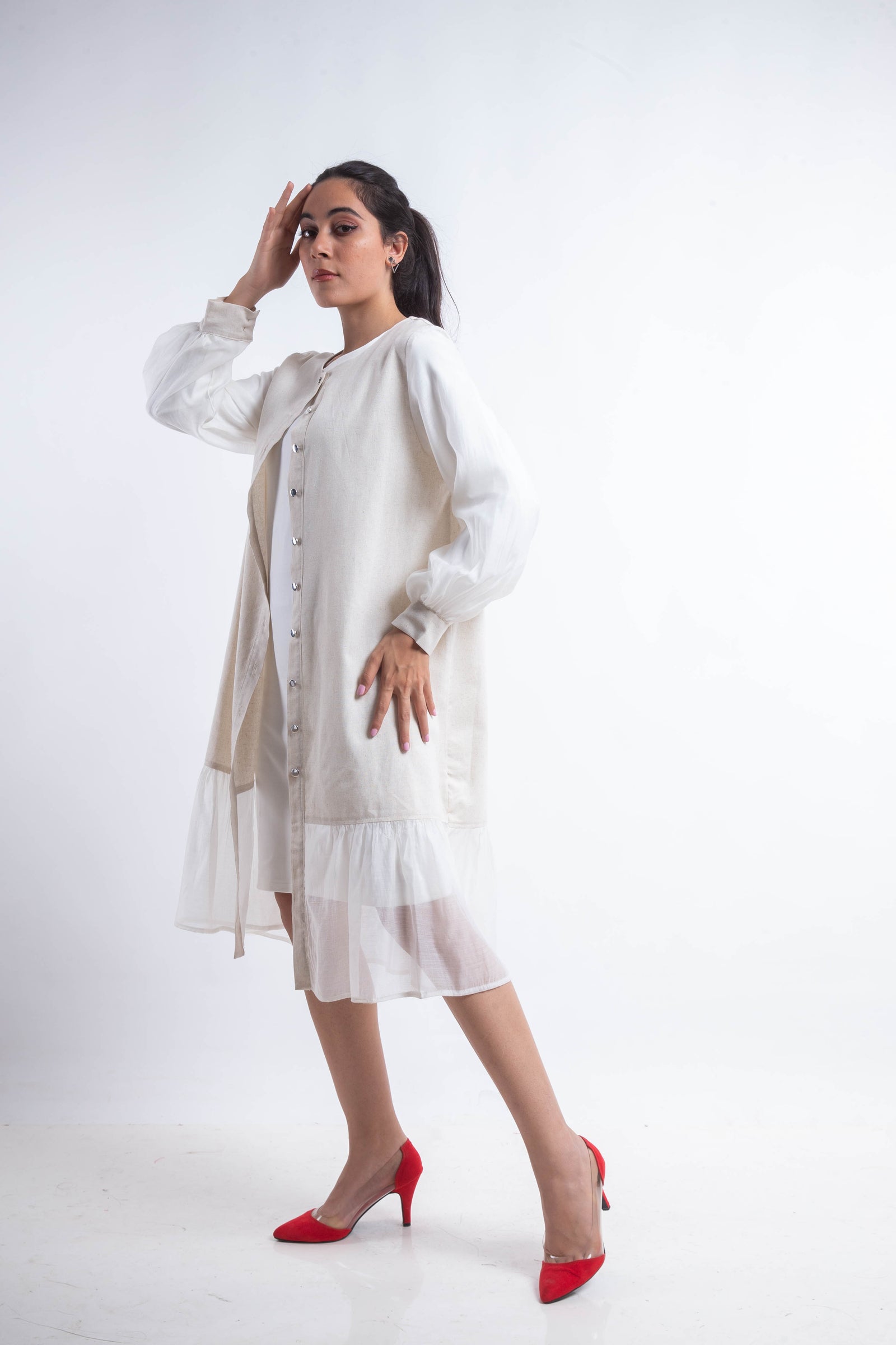 The Everyday Chemise Dress - beige
