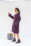 Orchid Tweed Kimono - Purple