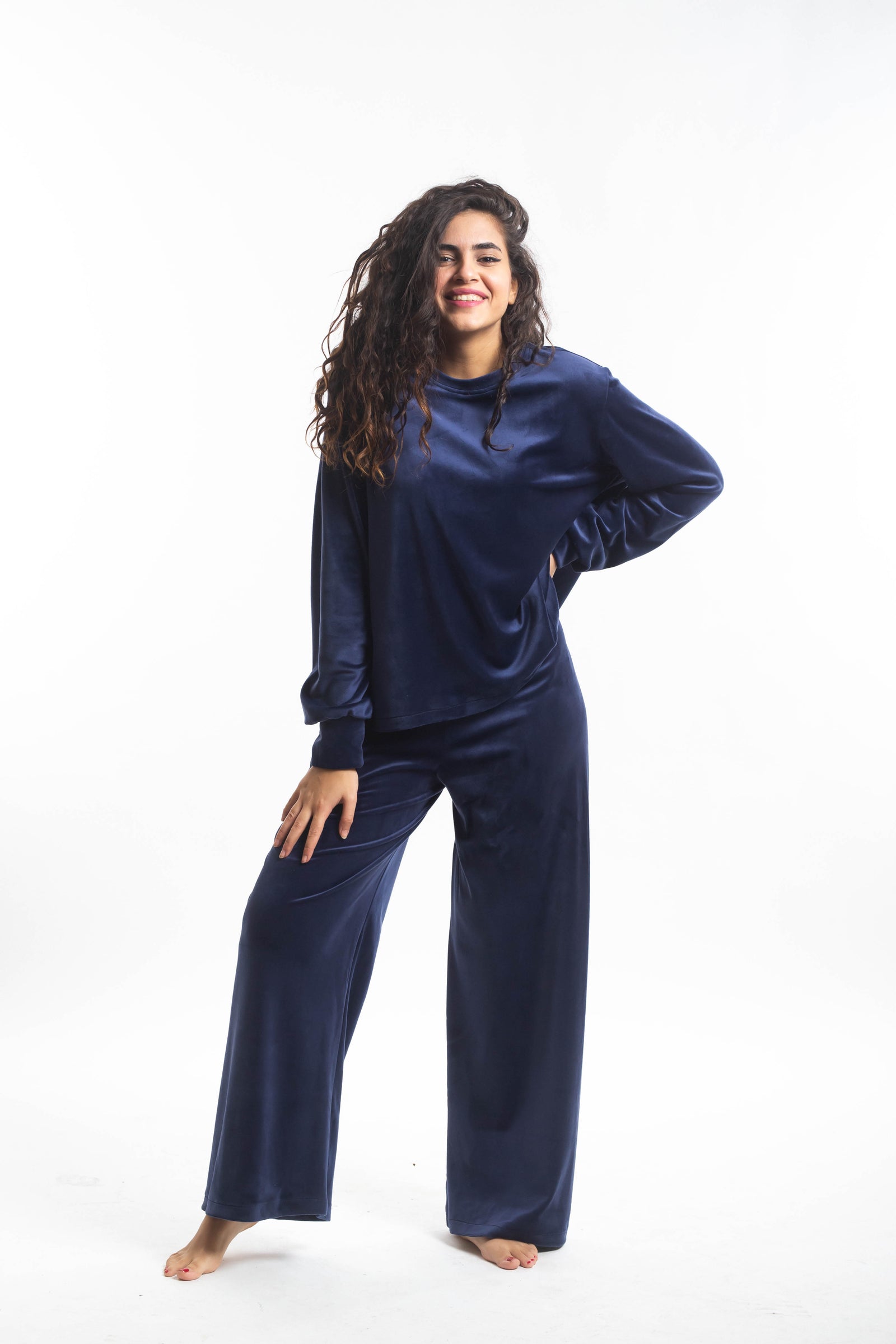 Juno 2 Piece Set - Navy Blue