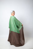 Oak Open Abaya Kimono - Green