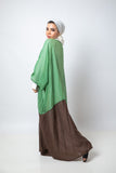 Oak Open Abaya Kimono - Green