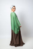 Oak Open Abaya Kimono - Green