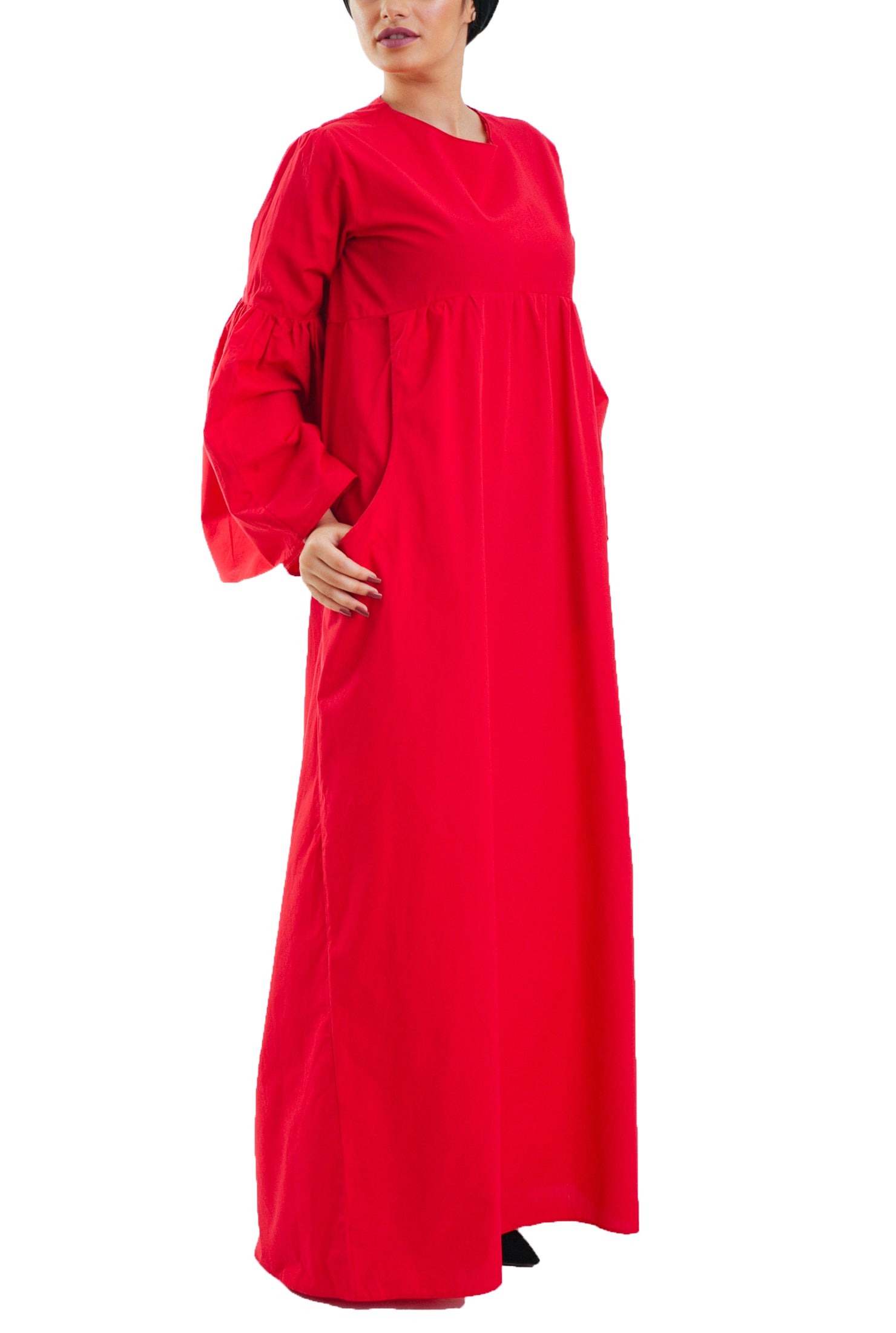 Loose Dress - Red