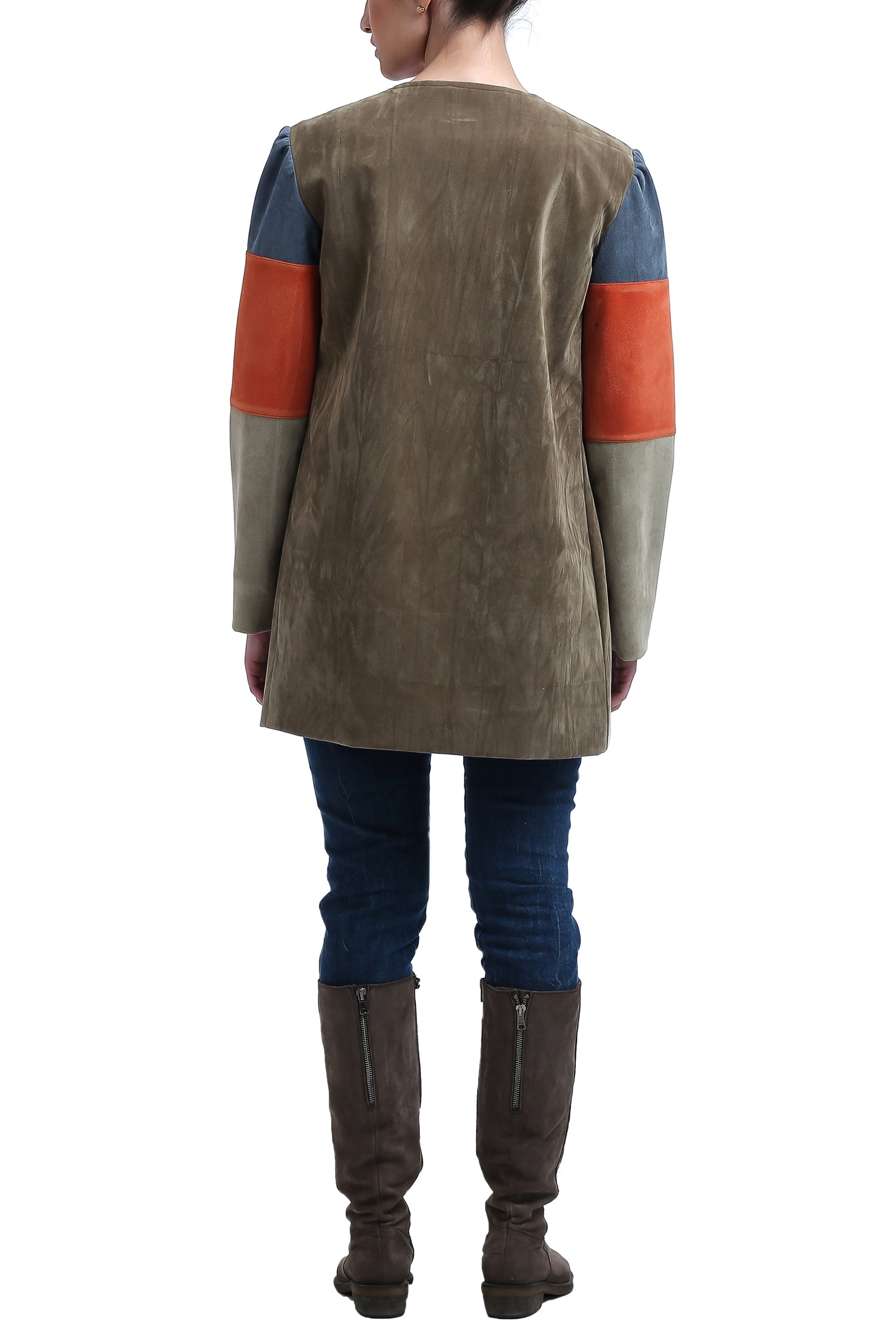 The Colorful Suede Jacket
