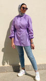 Daisy Wide Blouse - Lilac