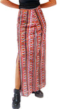 Aztec Patterned Sequin Skirt
