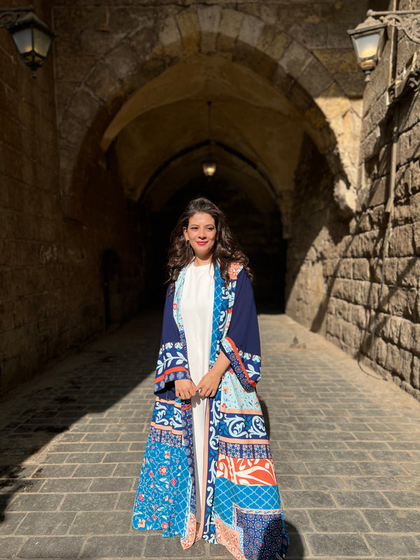 Timeless Abaya kimono - Navy