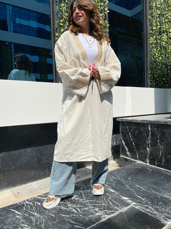 The Ramadan Night Kimono - Beige