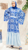 The Moroccan Dress - Blue