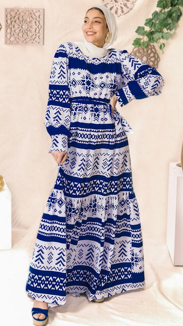 The Russian Dress- Blue