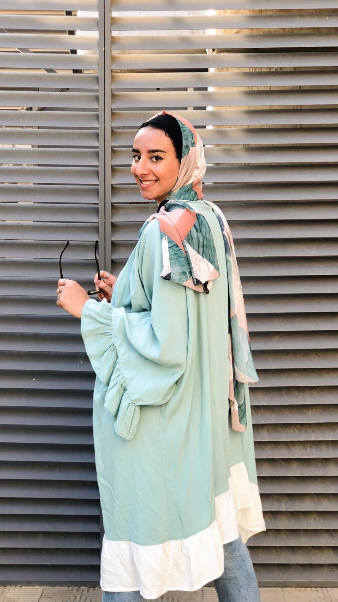 Oversized Wide Blouse - Mint