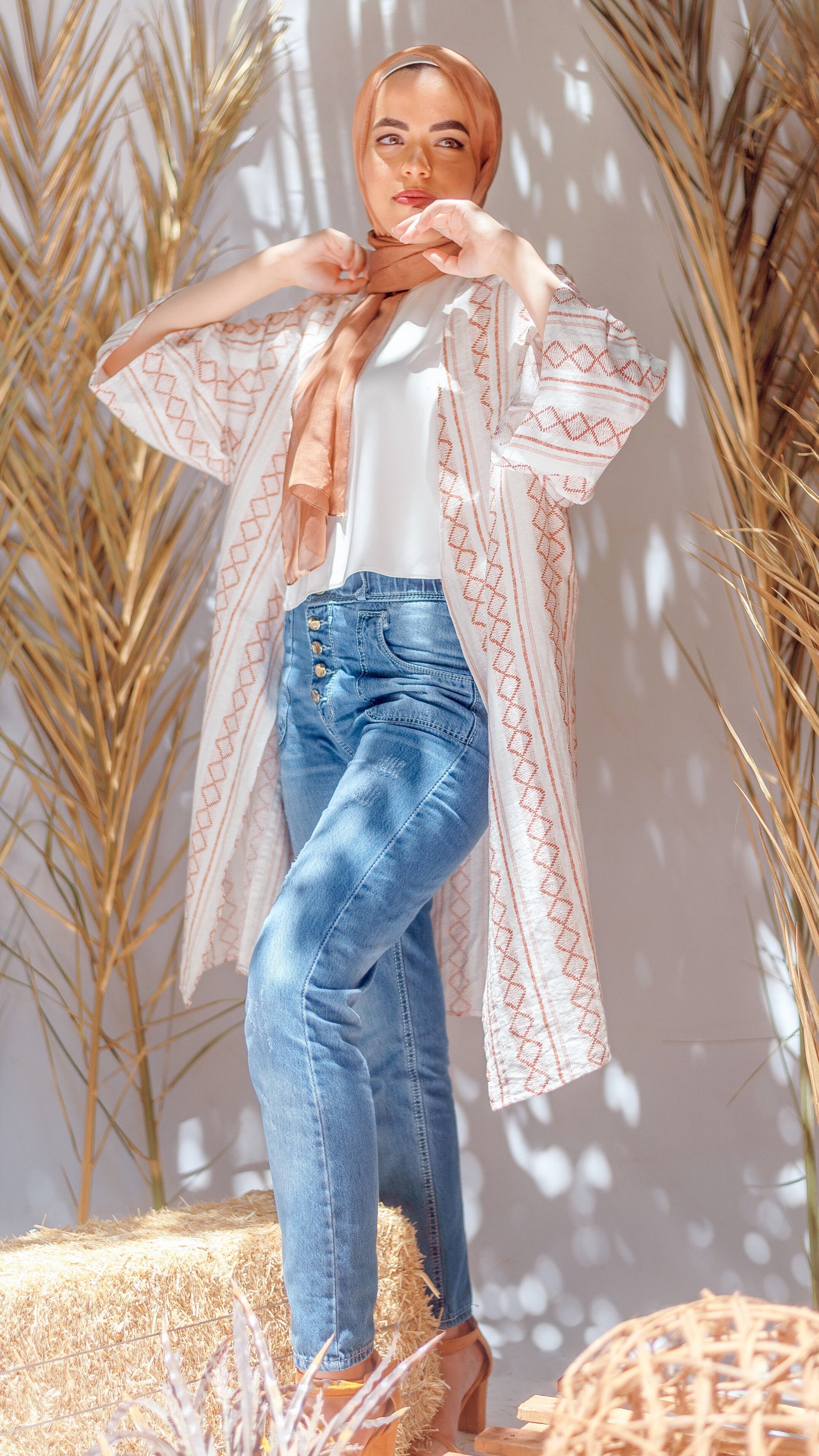 The White Boho Kimono