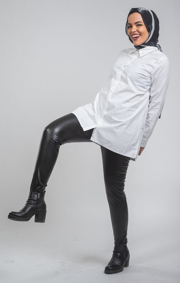 Faux Leather pants - Black