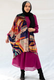 The Meadow Velvet Shawl - Beige