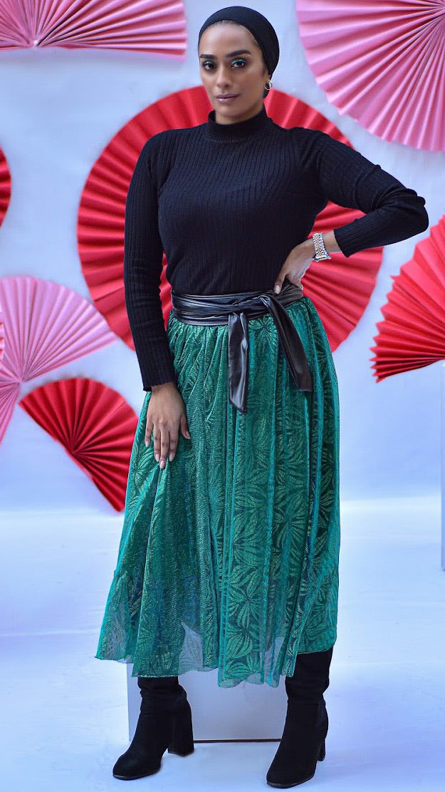 Leaves Skirt- Green