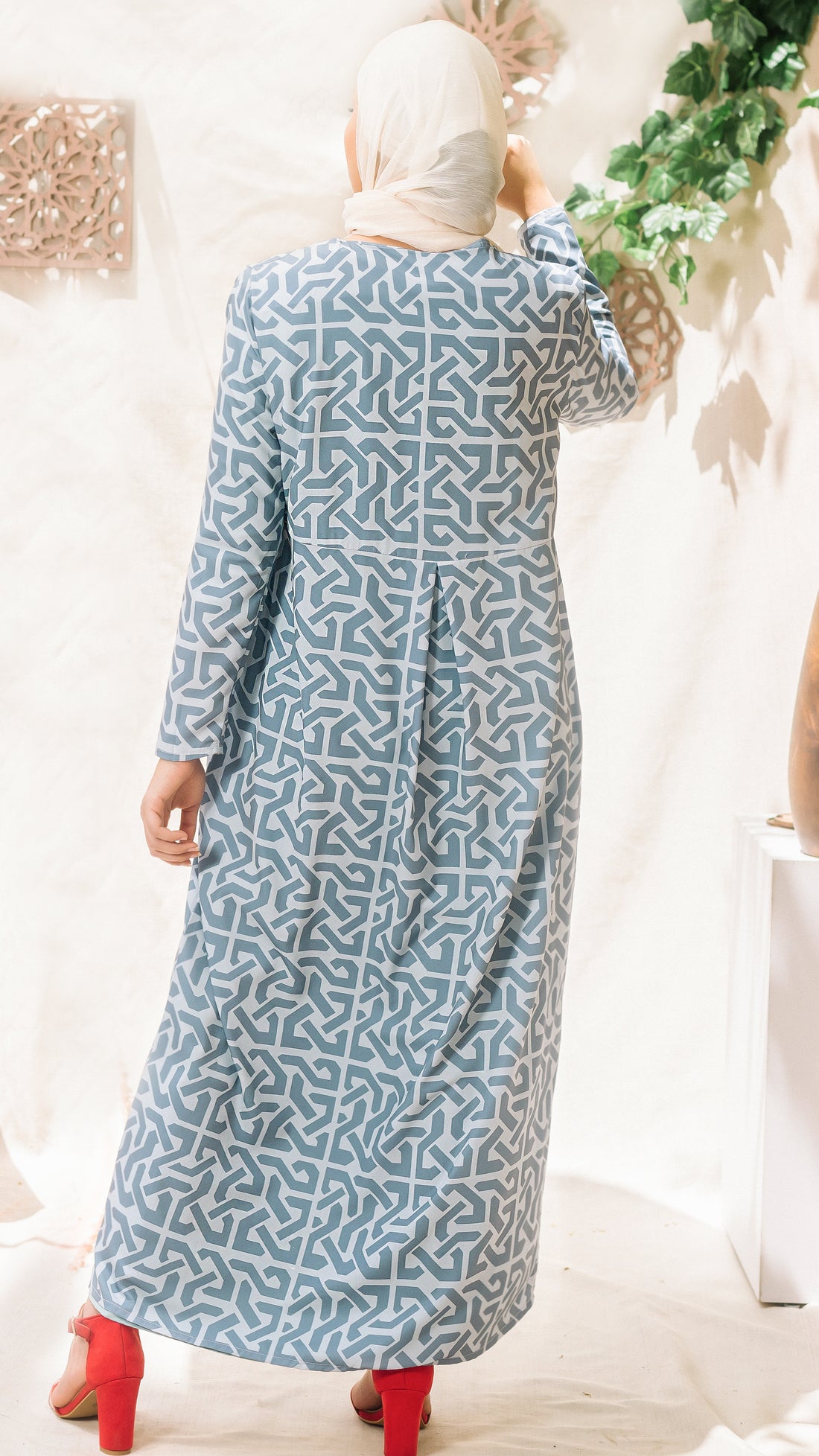 2 Piece Abaya- Teal