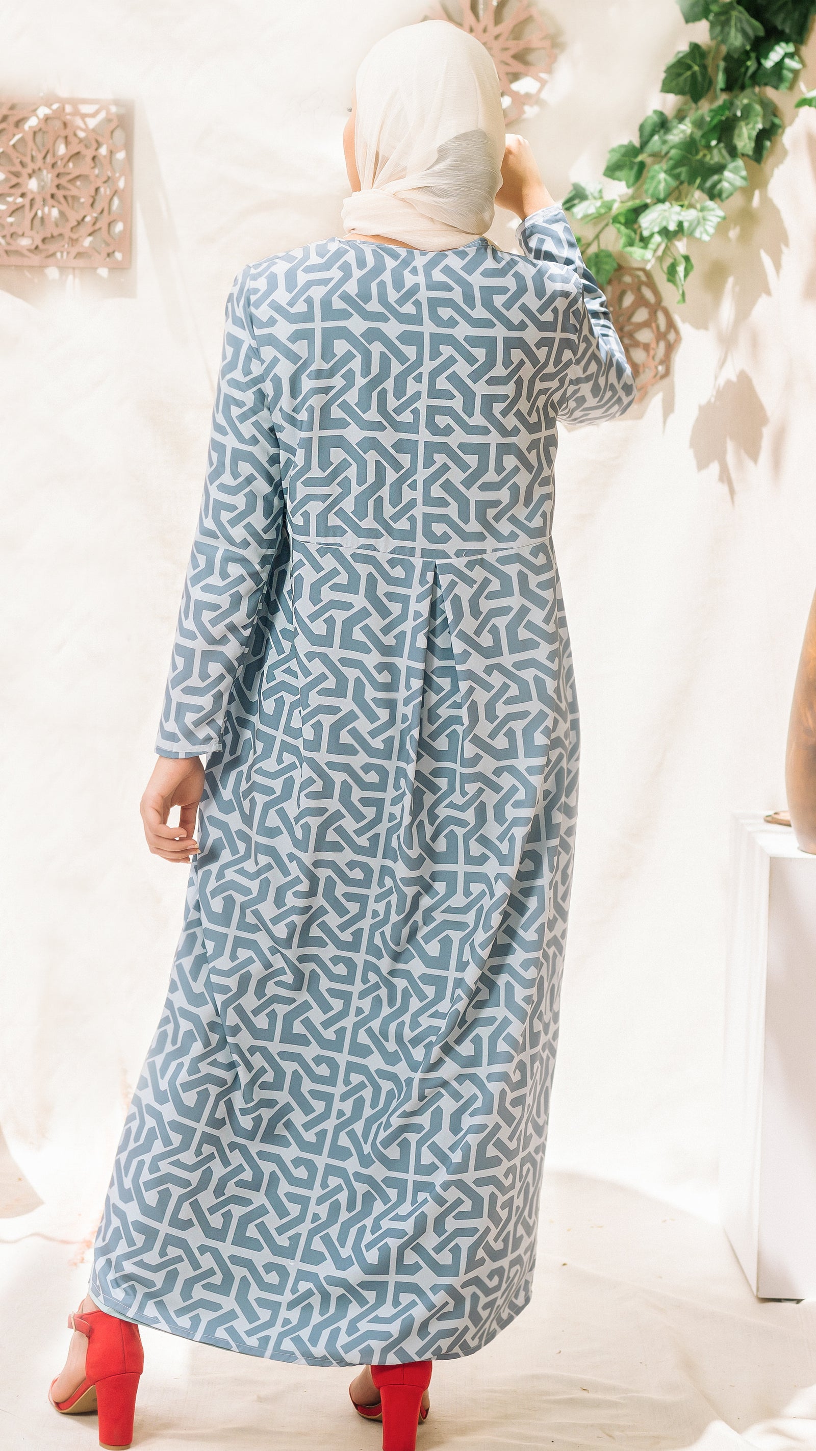 2 Piece Abaya- Teal