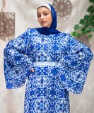 The Moroccan Dress - Blue