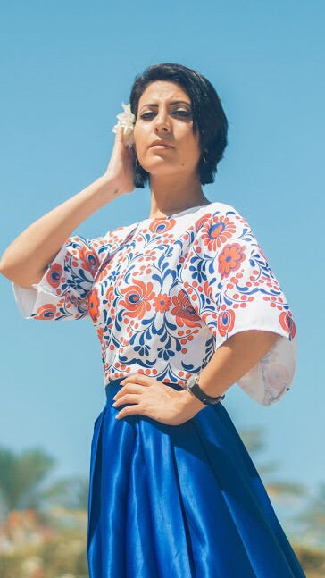 The Patterned Blouse