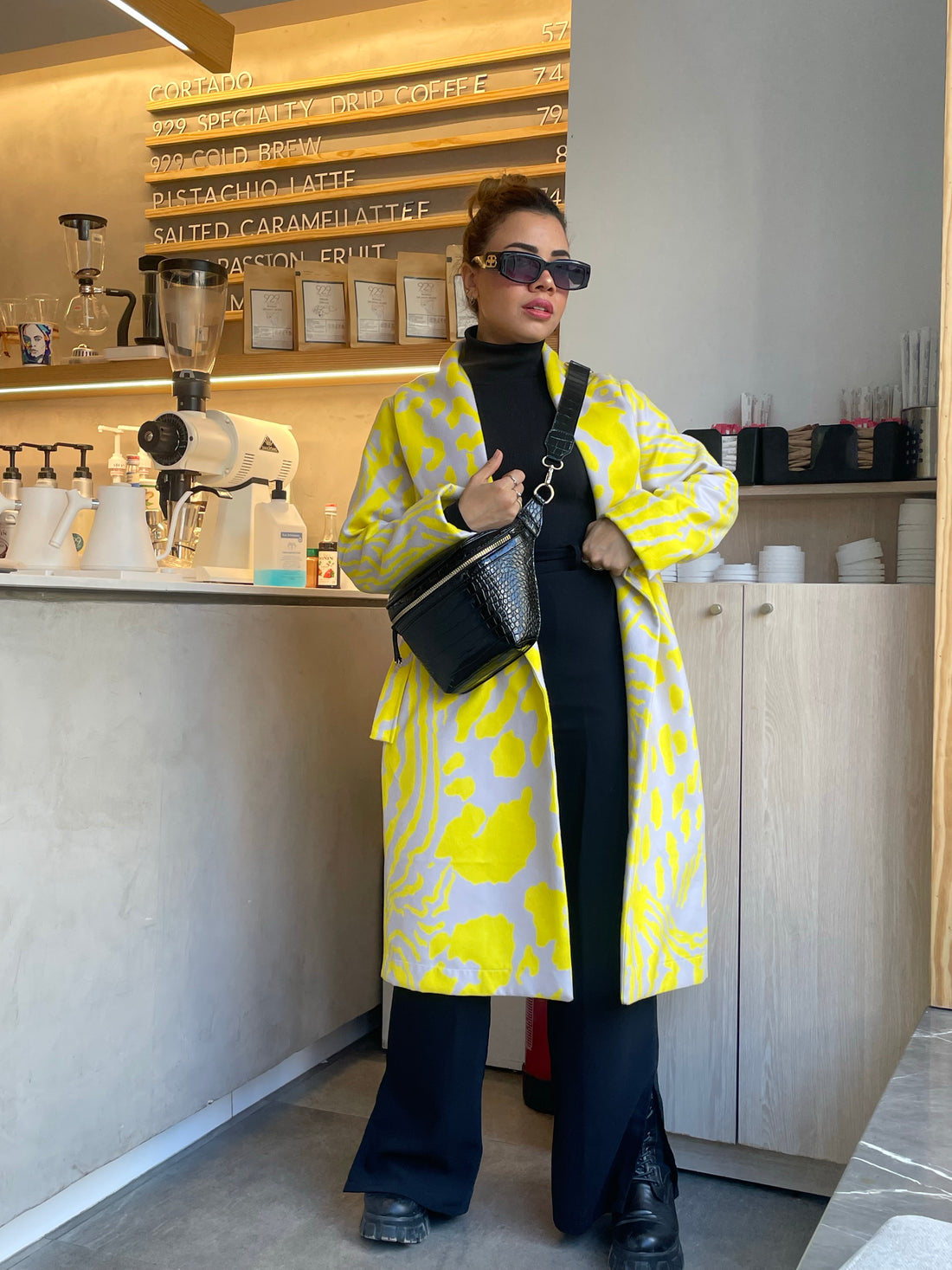 The Neon Wool Coat
