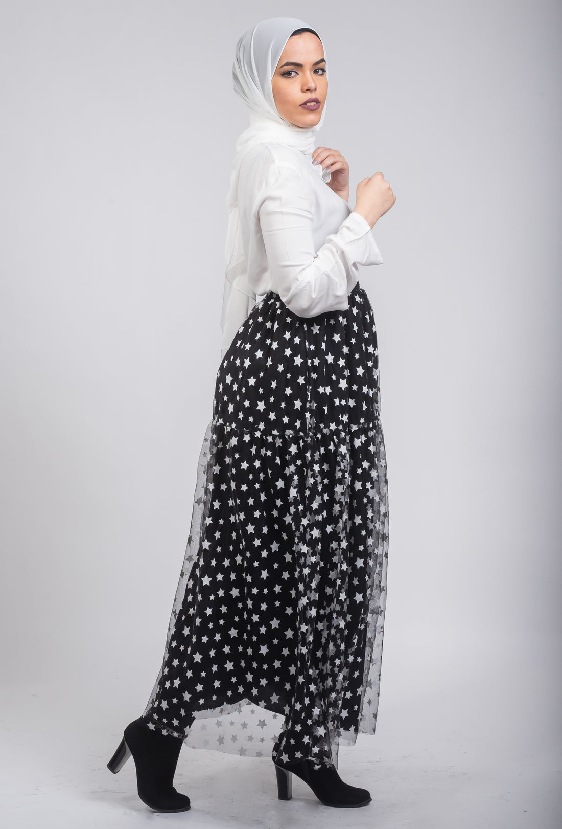 Galaxy Tulle Skirt - Black