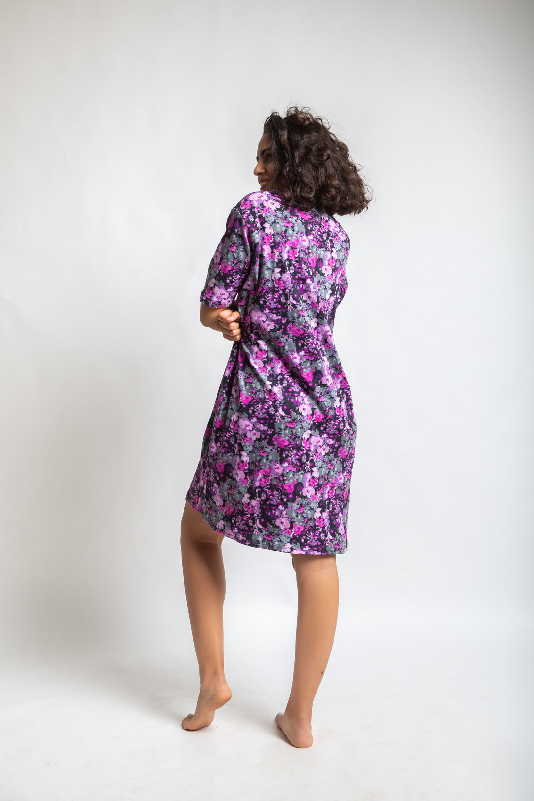 Violet Night Dress Purple