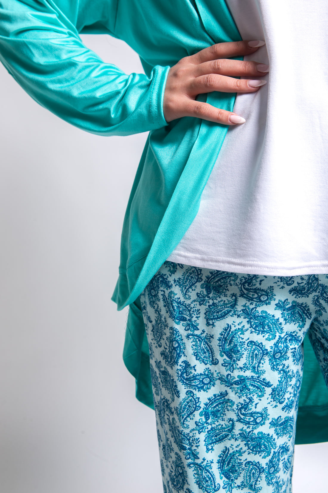 The Cozy Leaves 3 Pieces Set Mint