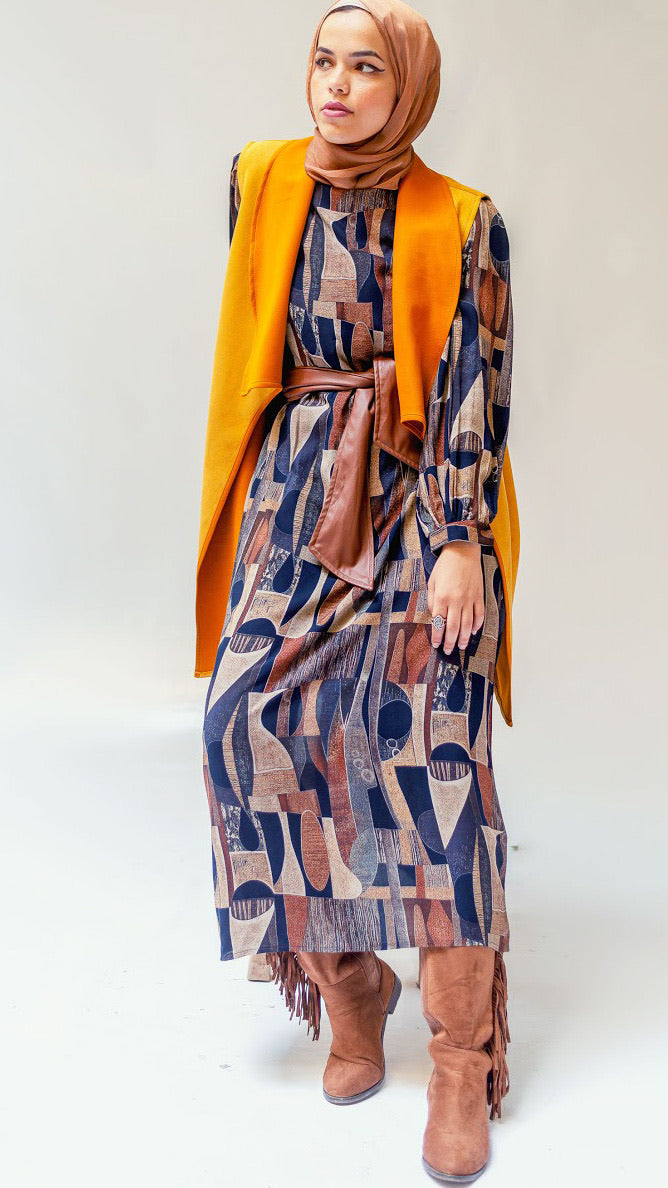 Casual Patterned Dress