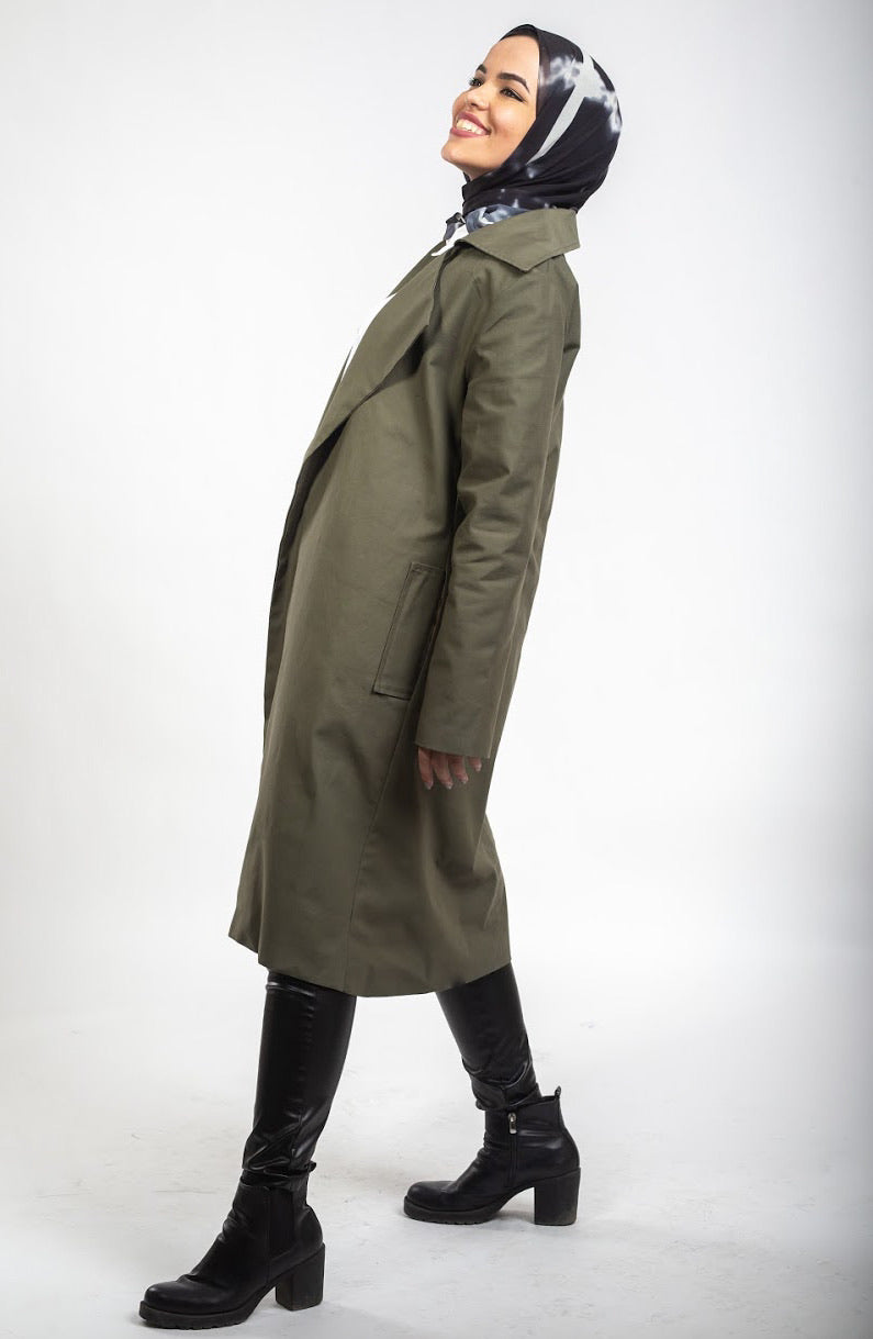 Trench Coat - Army Green