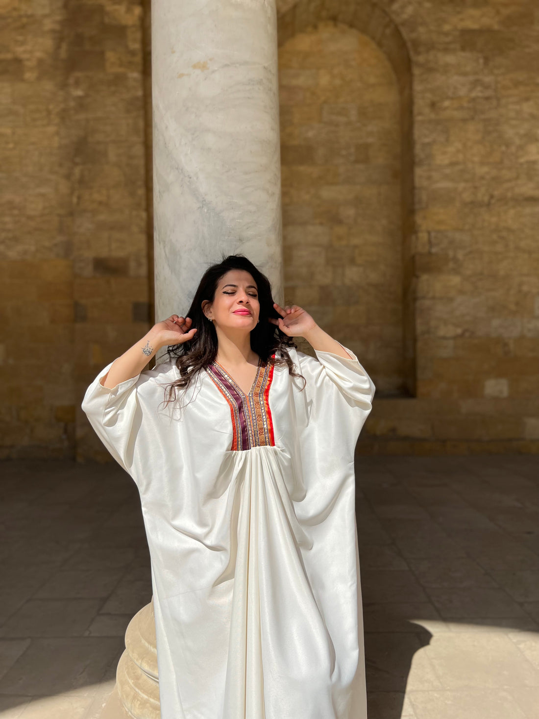 The comfort Abaya - White