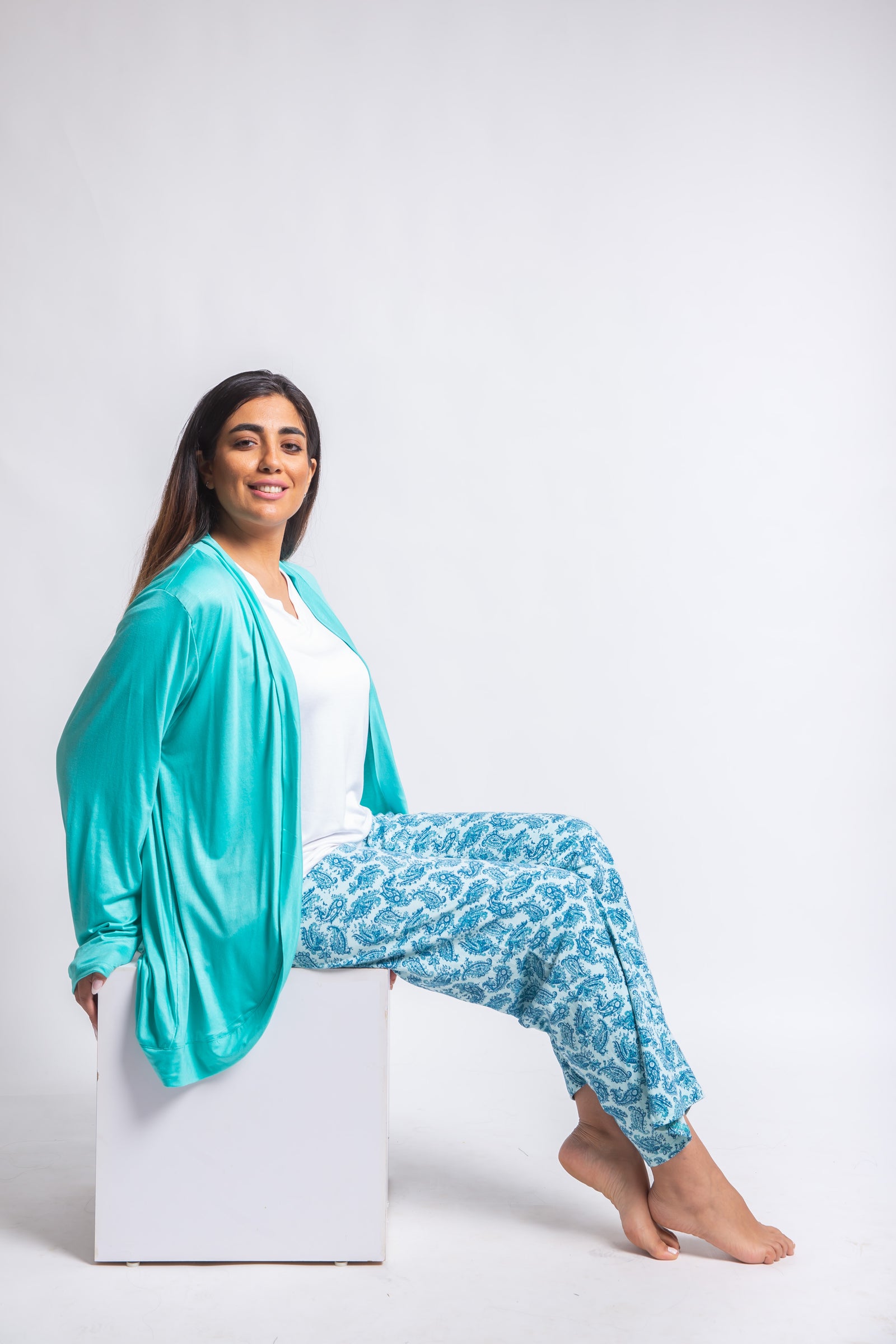 The Cozy Leaves 3 Pieces Set Mint