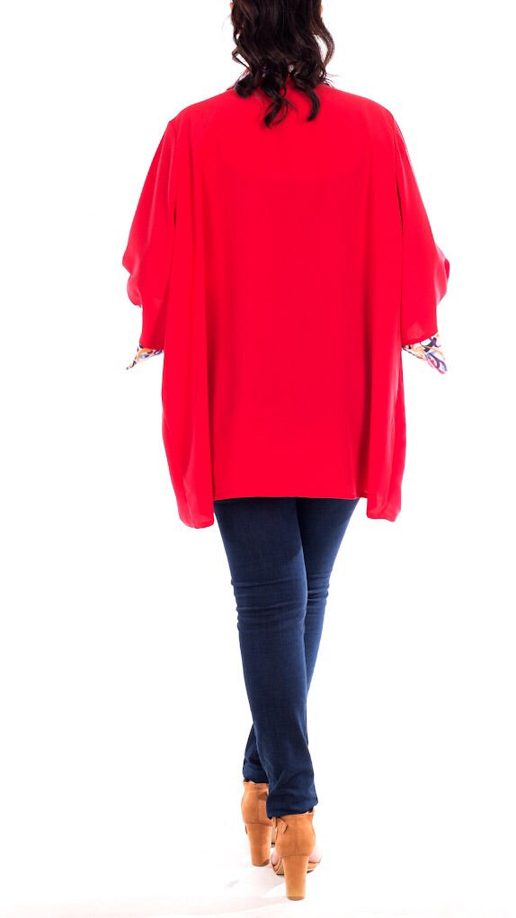 The Calligraphy Collar kimono