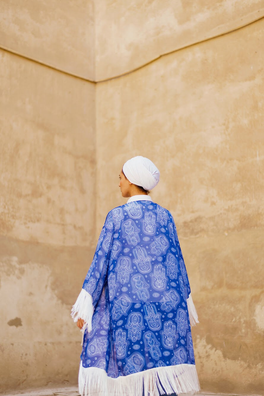 The Fatima Kimono With Fringes