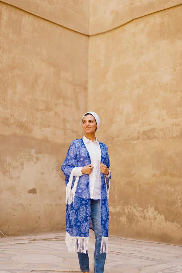 The Fatima Kimono With Fringes
