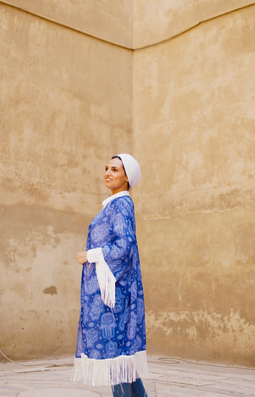 The Fatima Kimono With Fringes