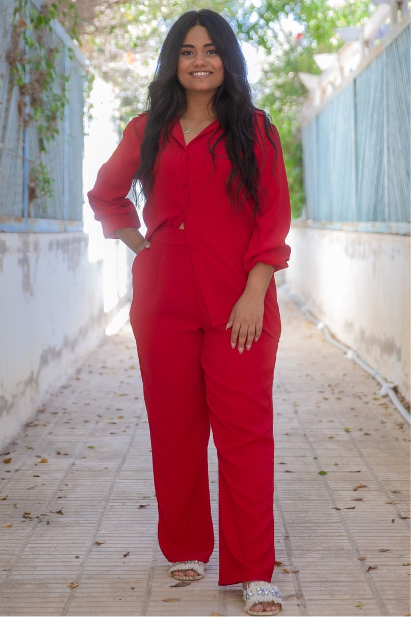 Palette Crepe Set - red
